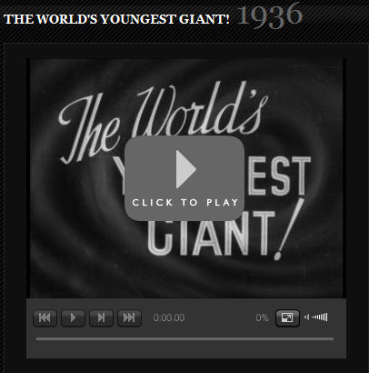 The world's youngest giant 1936